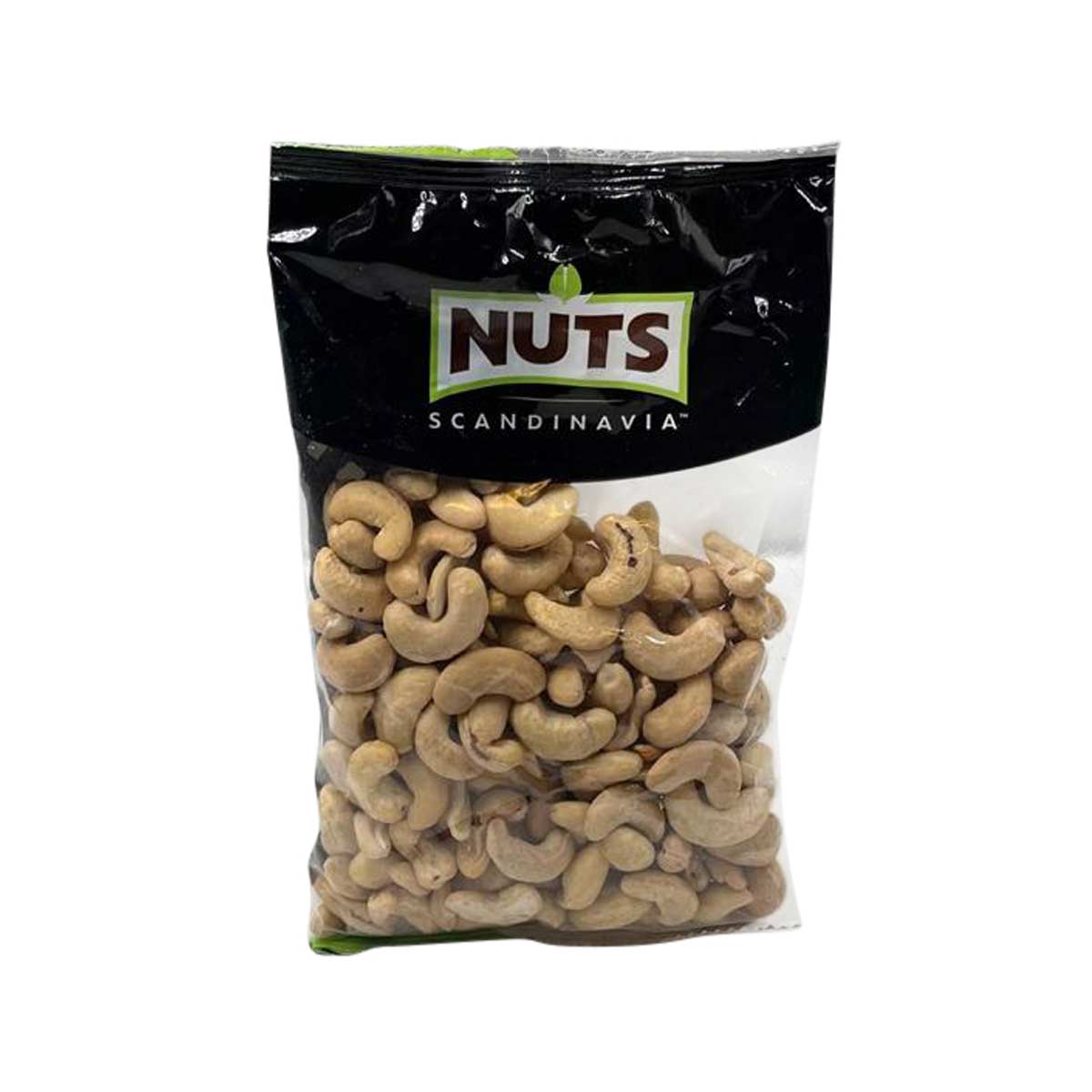 Stora naturella cashewnötter 250g