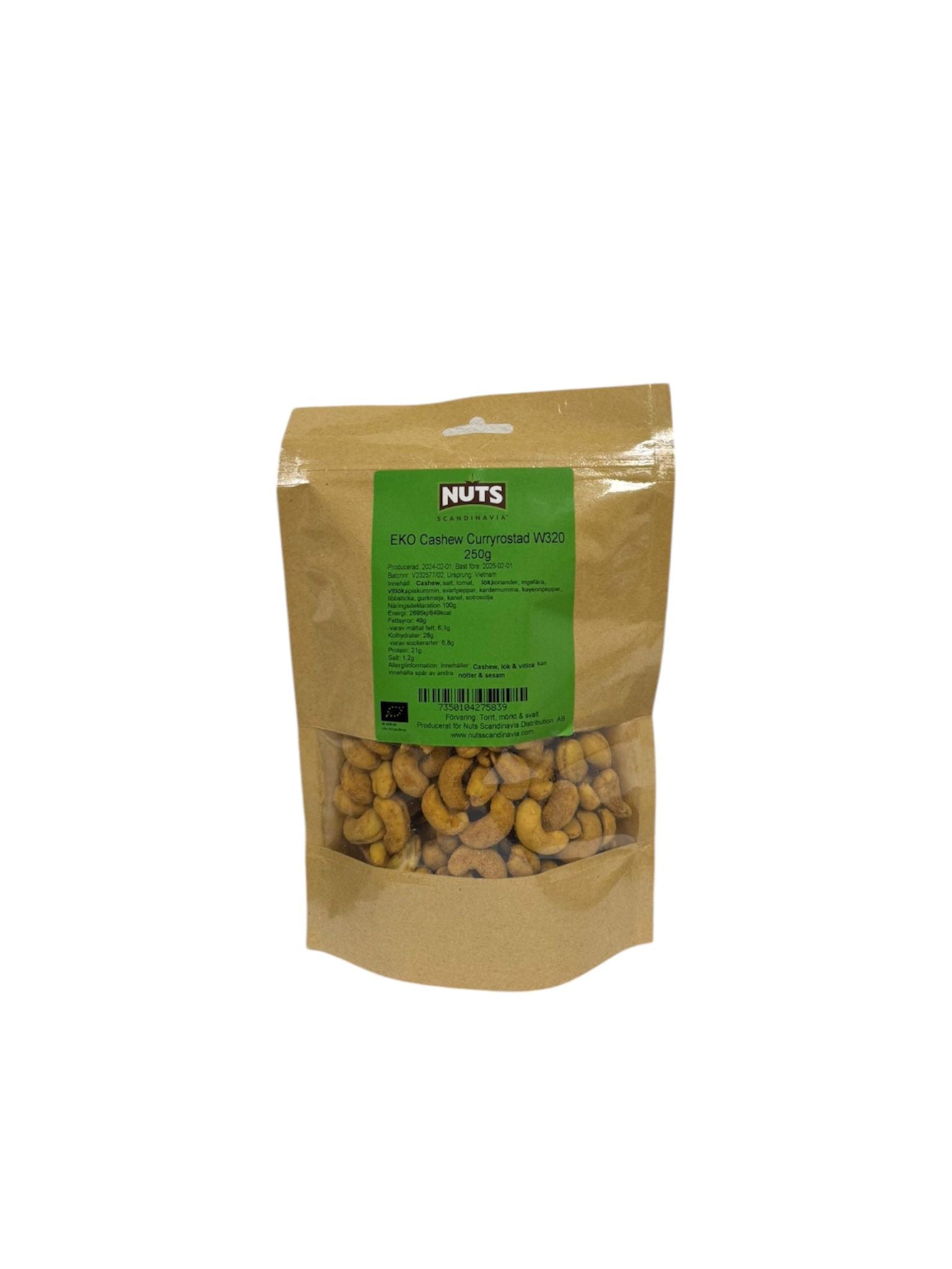 Currycashew 250g Ekologiska