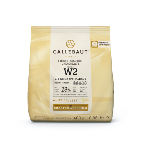 Vit Chokladcouvertyr 28% 400G Callebaut-Bäst före 2025-11-29