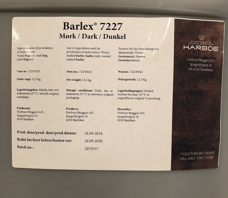 Mörk Kornmalt 12,5kg
