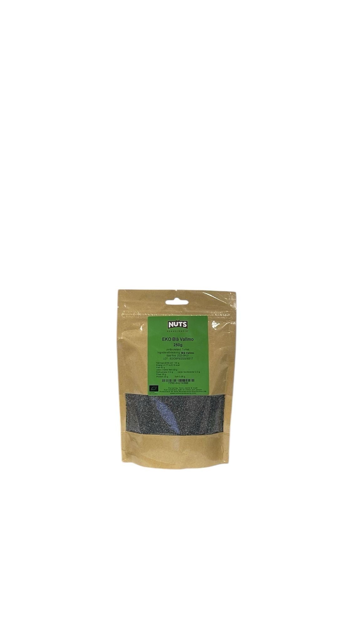 Eko Blå Vallmofrön 250 gram