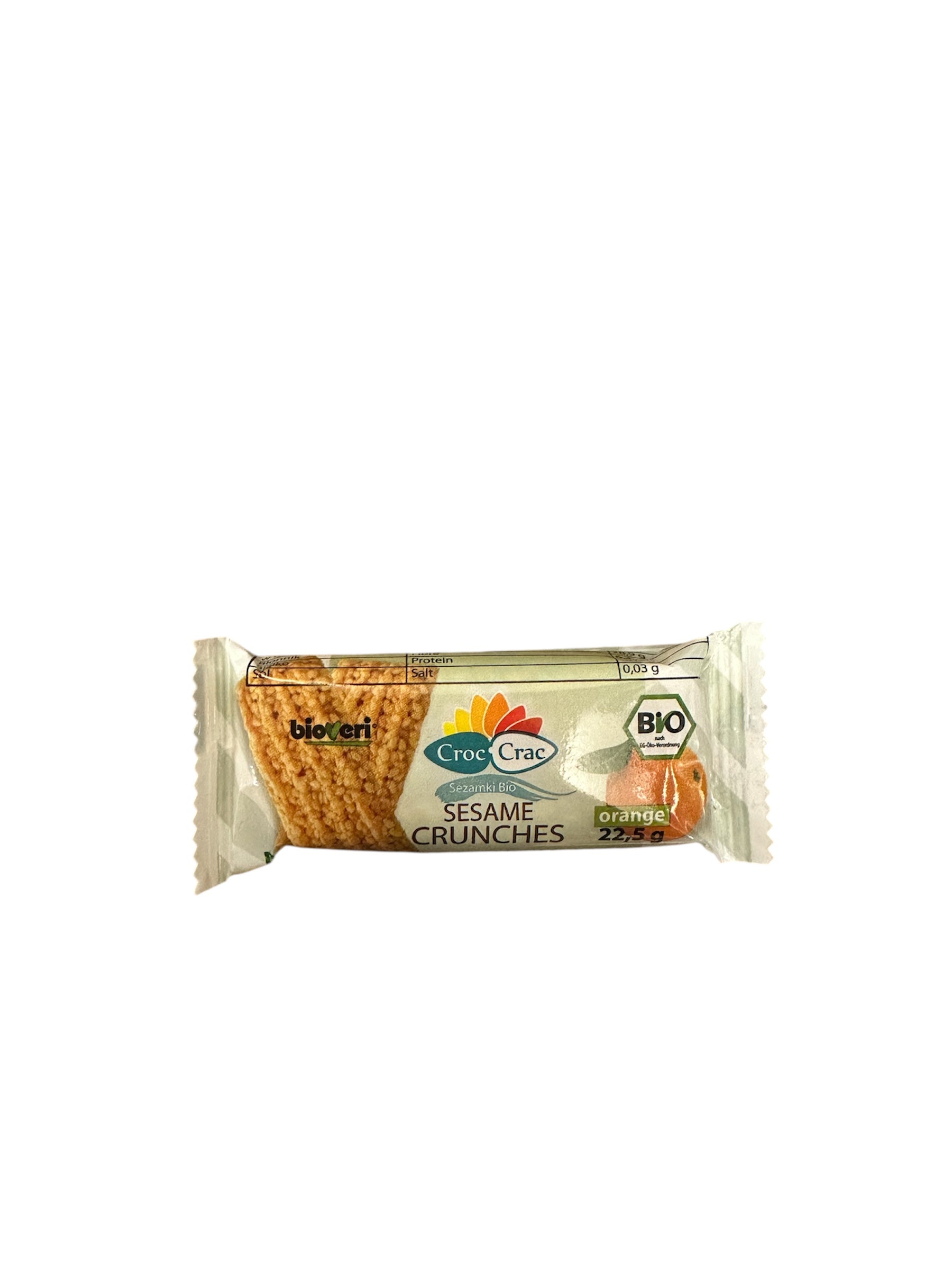 Ekologisk Sesamkaka Apelsin 32x22,5g