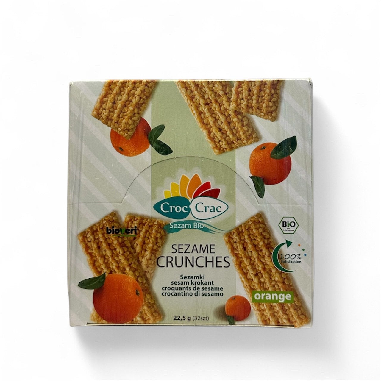Ekologisk Sesamkaka Apelsin 32x22,5g